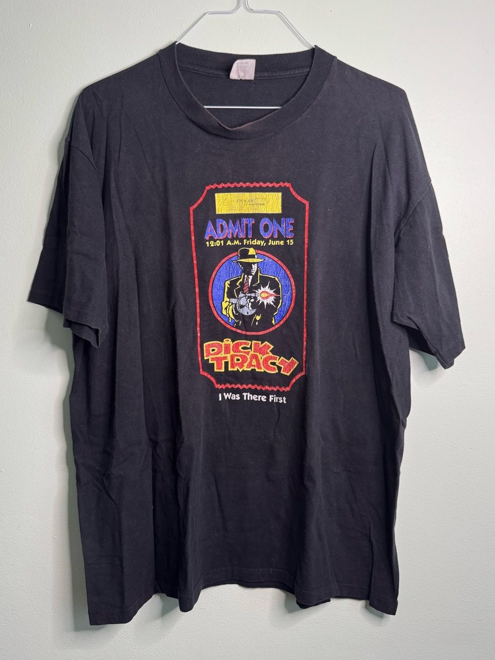 1989 Vintage Single Stitch Dick Tracy Graphic Tee (XL)